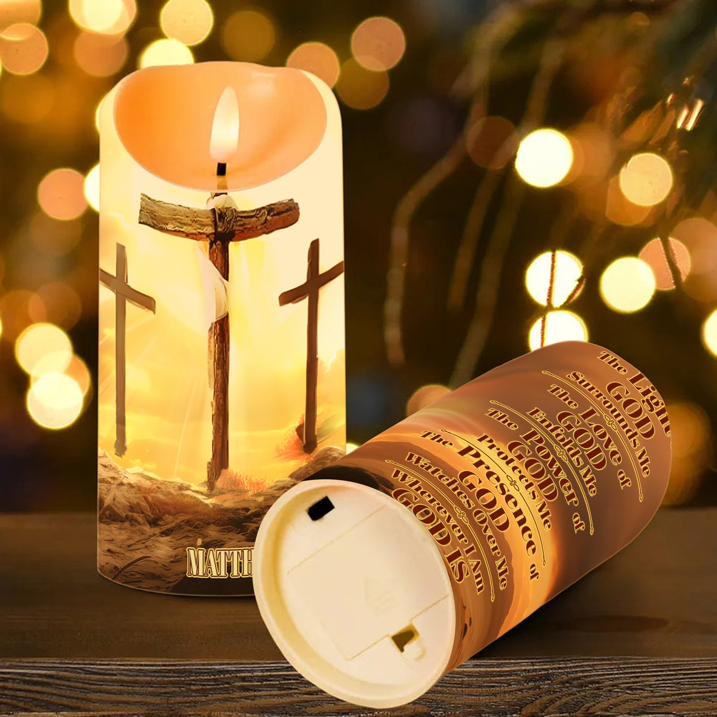 Prayer For Protection - Personalized Flameless LED Candle