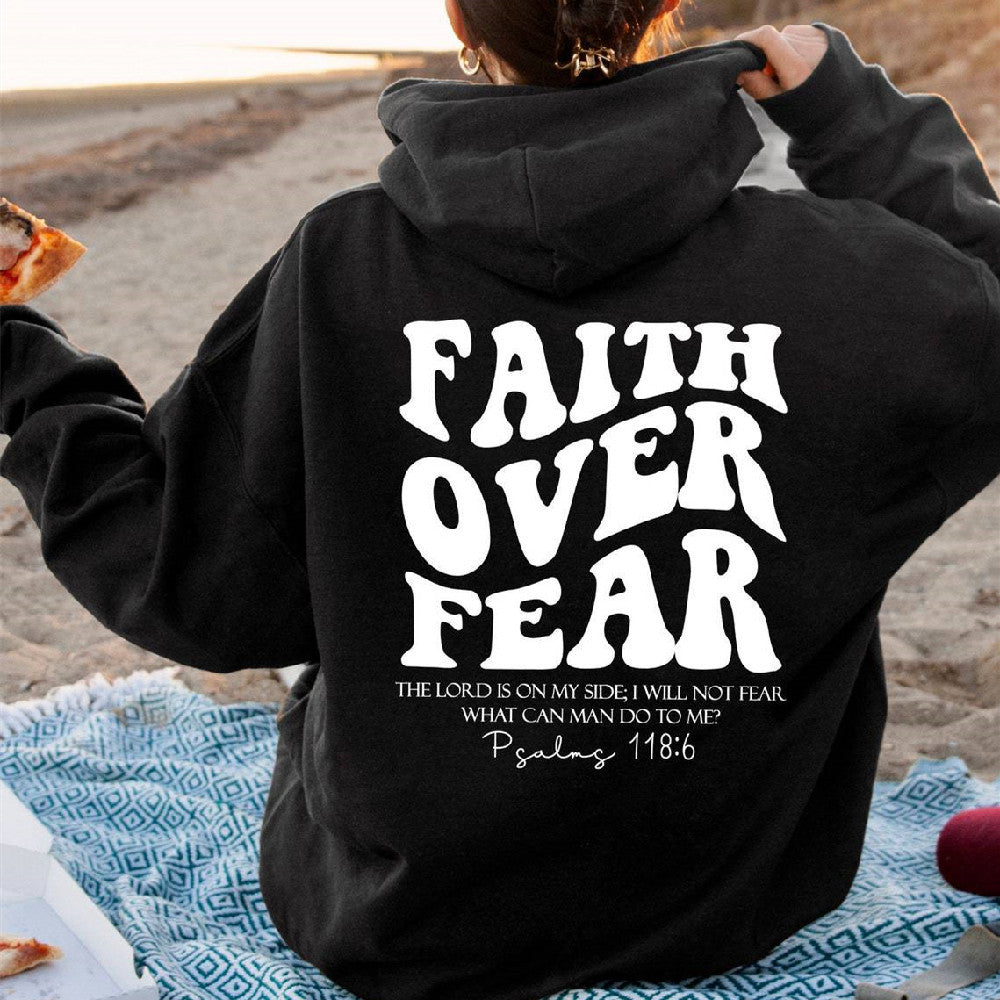 Faith Over Fear - UNISEX|Sweatshirt,Christian Shirt,Bible Verse Hoodi