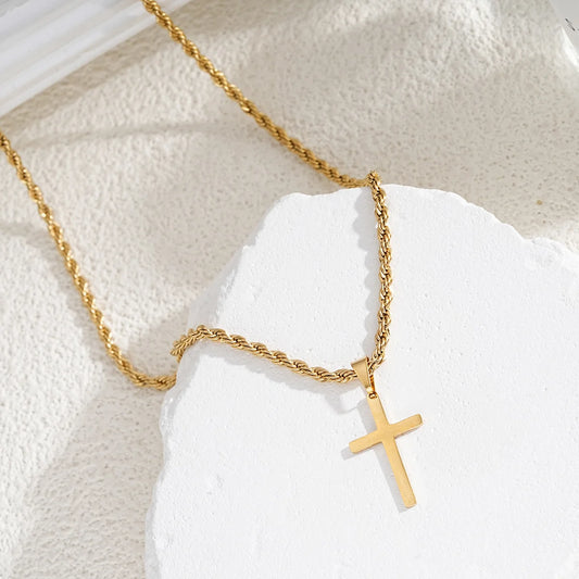 Classic Cross Pendant Necklace