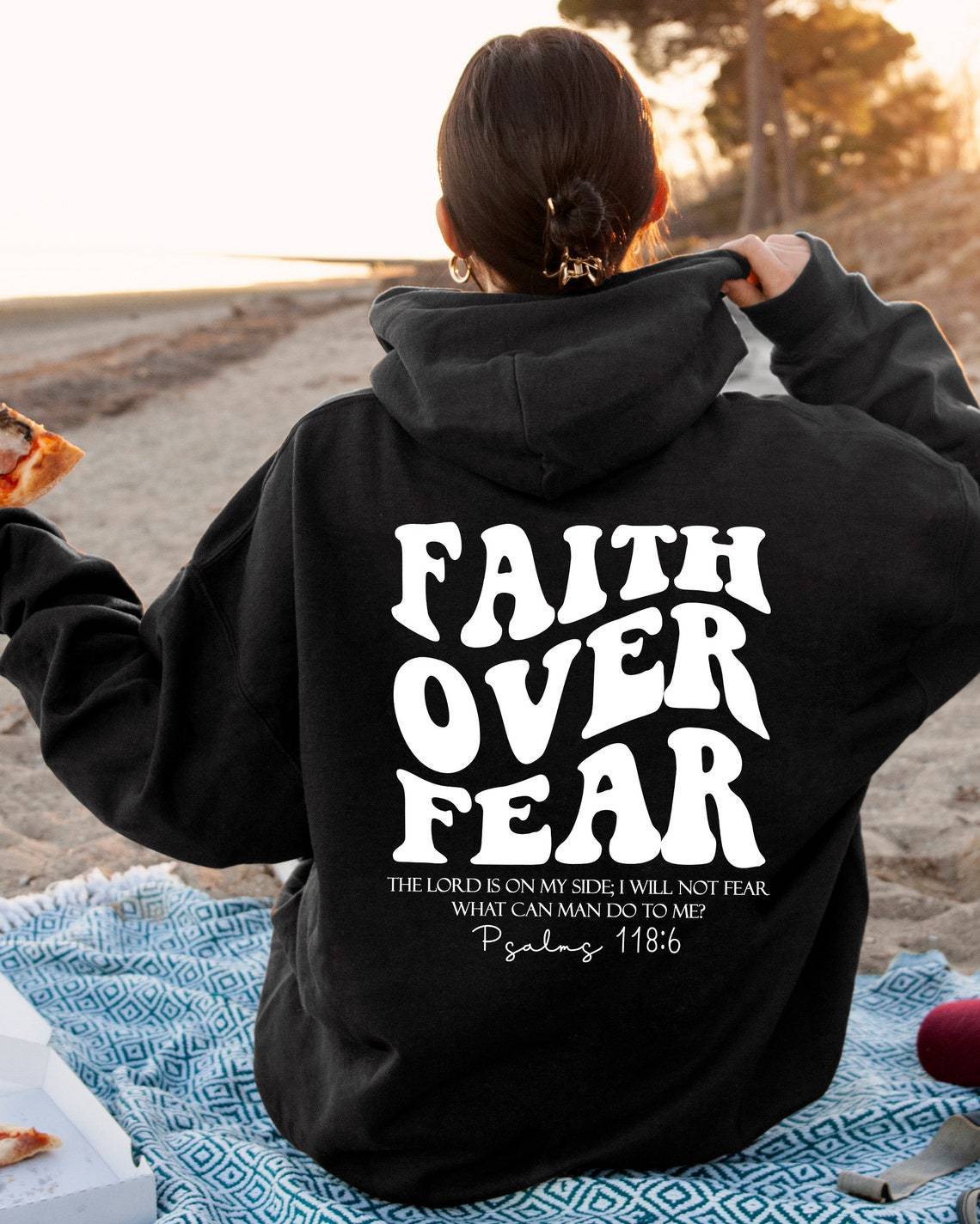 Faith Over Fear - UNISEX|Sweatshirt,Christian Shirt,Bible Verse Hoodi