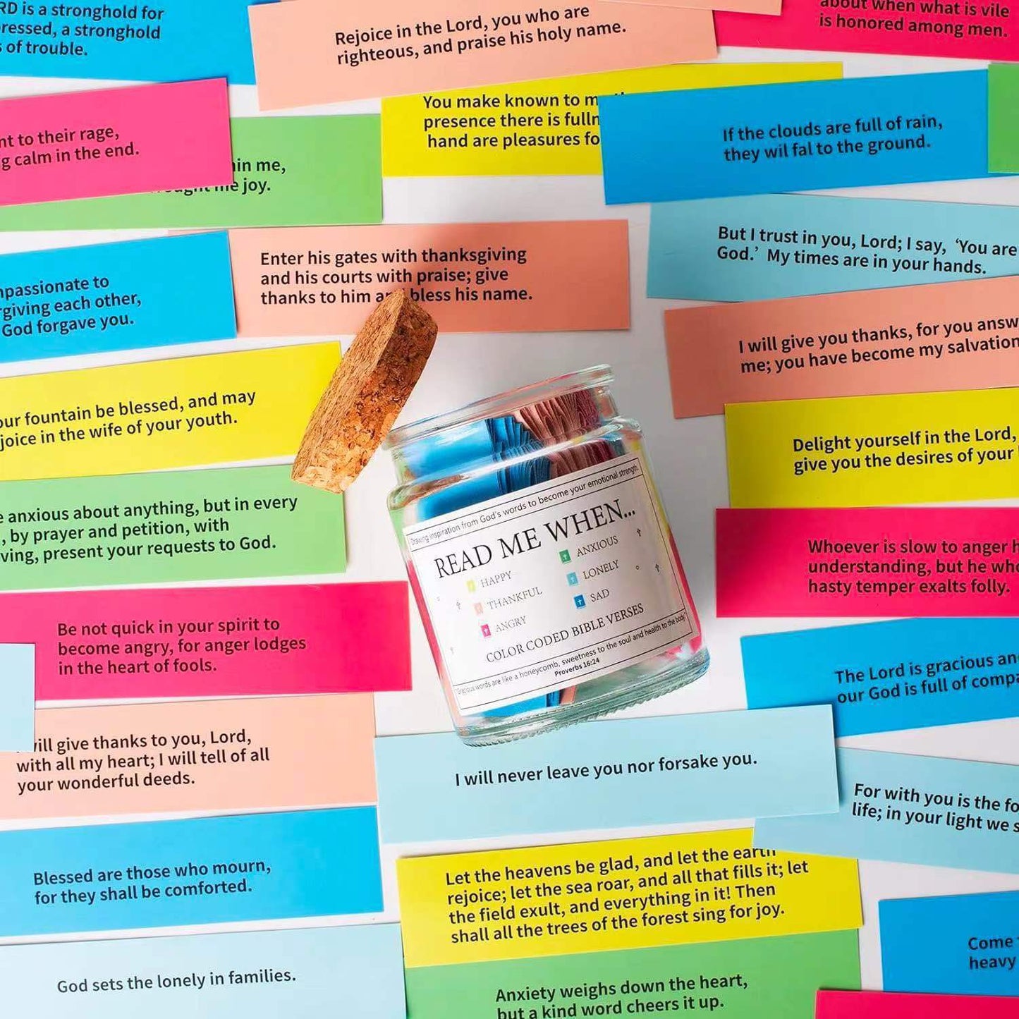 (BLESSING IN A JAR) Daily Bible Verses (Perfect Christian Gift)