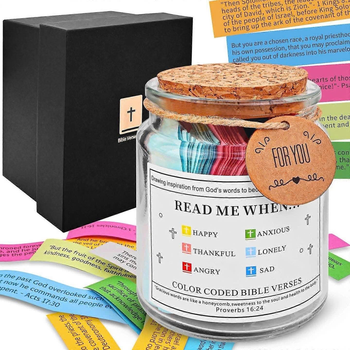(BLESSING IN A JAR) Daily Bible Verses (Perfect Christian Gift)