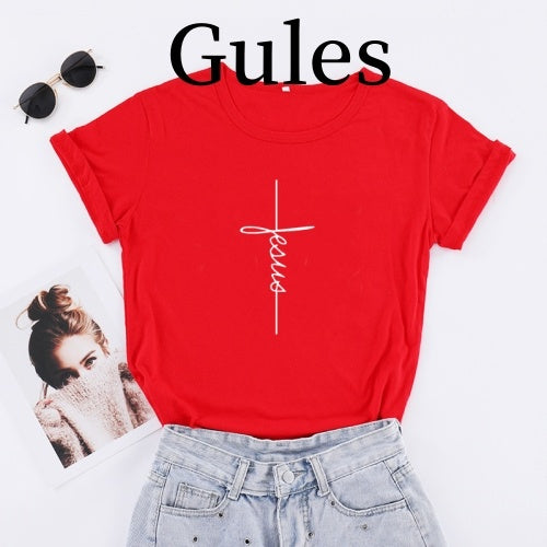 JESUS ART WOMEN’S T-SHIRT – FAITH WITH GRACE
