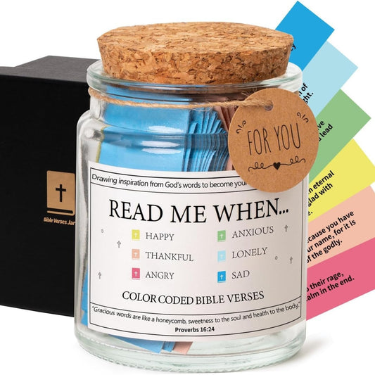 (BLESSING IN A JAR) Daily Bible Verses (Perfect Christian Gift)
