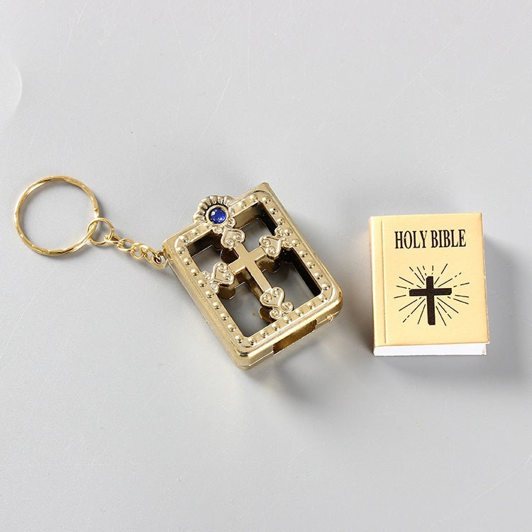 Mini Bible Keychain – Christian Faith Accessory | Compact & Meaningful Gift