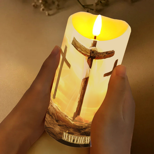 Prayer For Protection - Personalized Flameless LED Candle