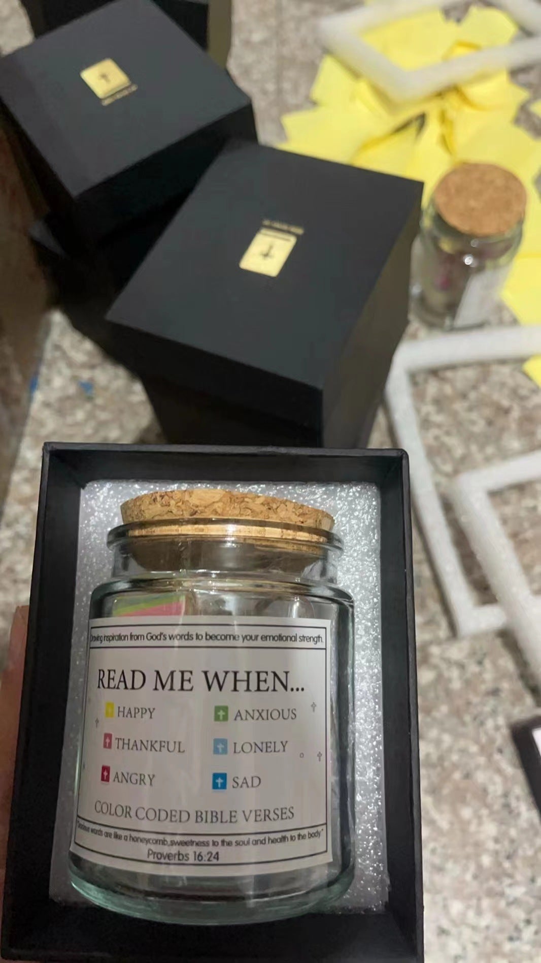 (BLESSING IN A JAR) Daily Bible Verses (Perfect Christian Gift)