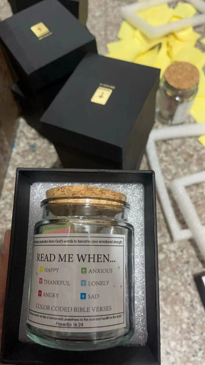 (BLESSING IN A JAR) Daily Bible Verses (Perfect Christian Gift)