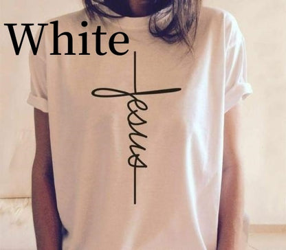 JESUS ART WOMEN’S T-SHIRT – FAITH WITH GRACE