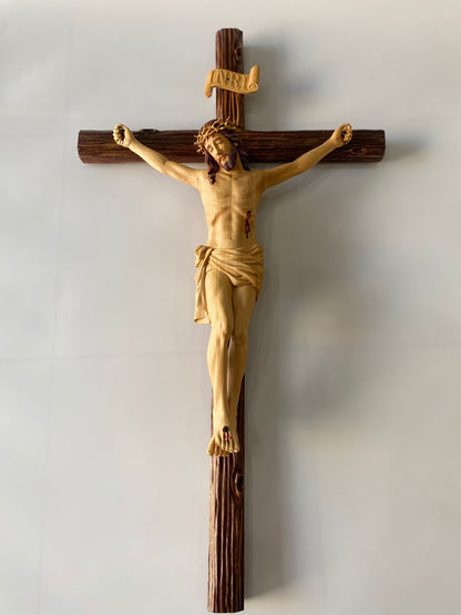 Premium Wooden Crucifix – A Symbol of Faith & Peace