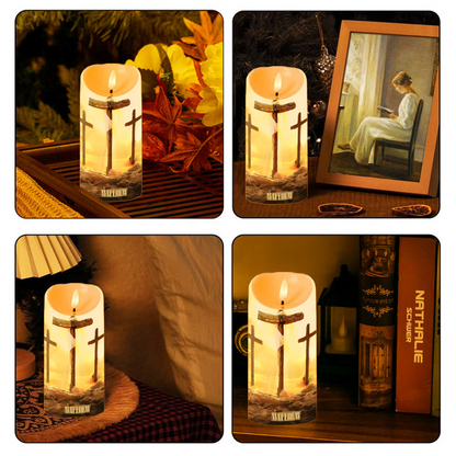 Prayer For Protection - Personalized Flameless LED Candle