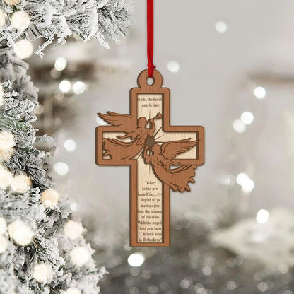 Prophecy Fulfilled - 2 Layered Wooden Ornament - Image 9
