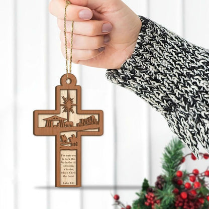 Prophecy Fulfilled - 2 Layered Wooden Ornament - Image 7