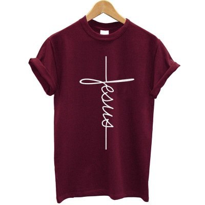 JESUS ART WOMEN’S T-SHIRT – FAITH WITH GRACE