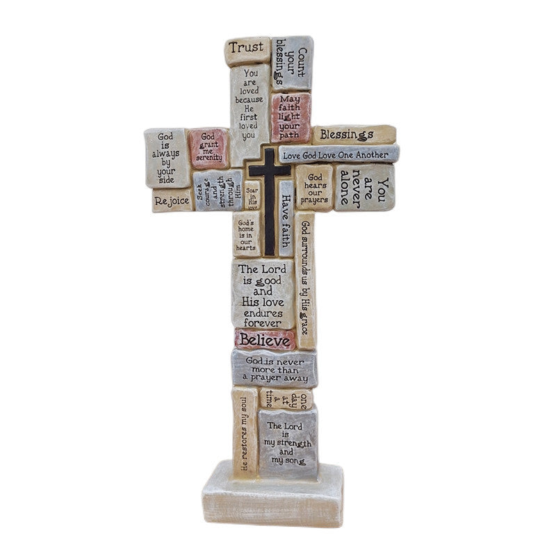 "Faith" Handmade Cross Symbol