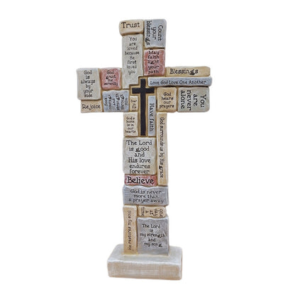 "Faith" Handmade Cross Symbol