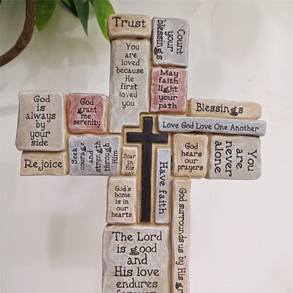 "Faith" Handmade Cross Symbol