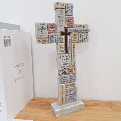 "Faith" Handmade Cross Symbol