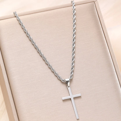 Classic Cross Pendant Necklace