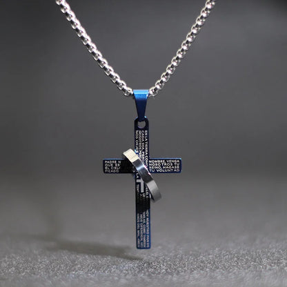 Cross Necklace with Ring – Faith Pendant Necklace