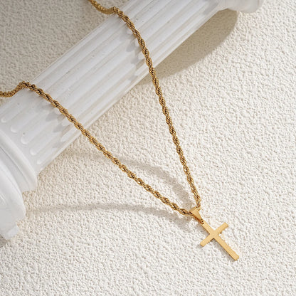 Classic Cross Pendant Necklace