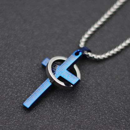 Cross Necklace with Ring – Faith Pendant Necklace