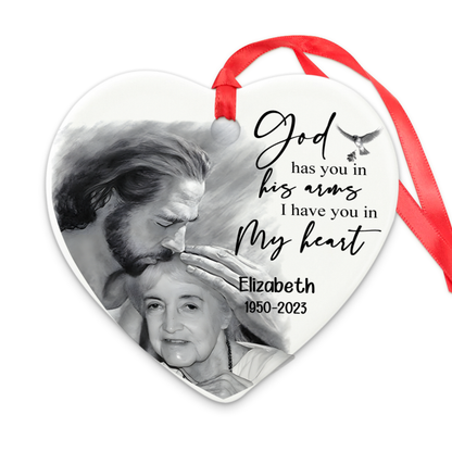 In My Loving Memory | Heart Ceramic Ornament