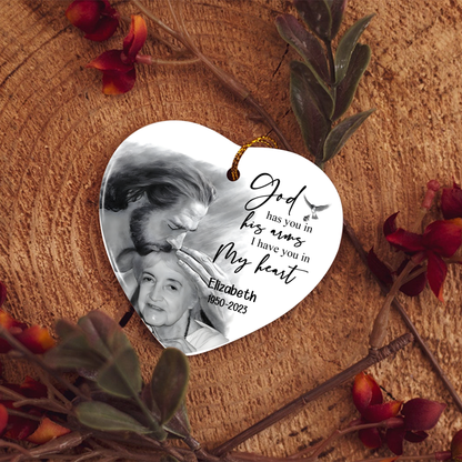 In My Loving Memory | Heart Ceramic Ornament
