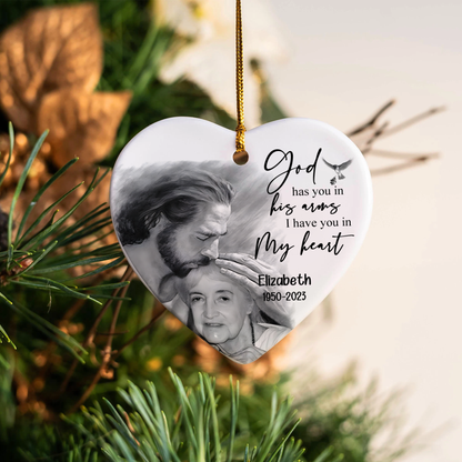 In My Loving Memory | Heart Ceramic Ornament