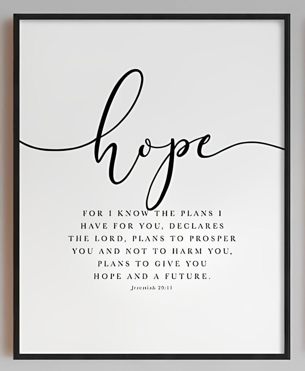 Hand-Painted (Faith Hope Love) Bible Verse Canvas Print by JesusFaith