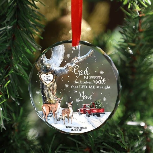 Premium Glass Christmas Ornament – Elegant Holiday Tree Decoration