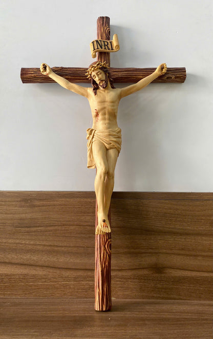 Premium Wooden Crucifix – A Symbol of Faith & Peace