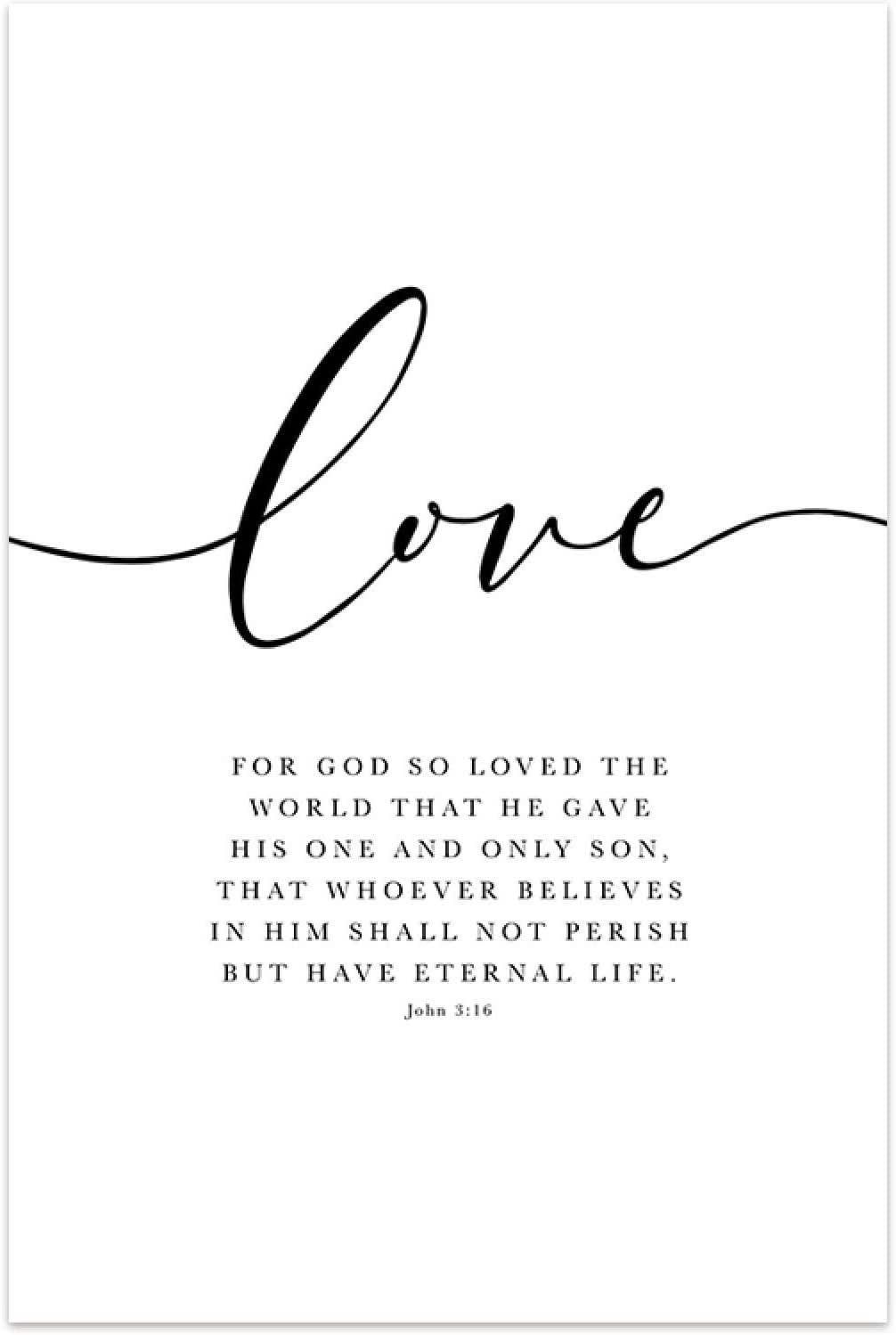Faith Hope Love Wall Decor Art – Minimal & Meaningful